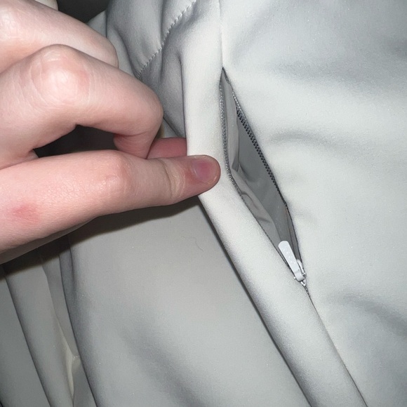 XL North Face White Fleece Snow Pants - Picture 5 of 5